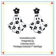 thumbnail image 3 of Pendientes de Flores Fantasma LRH Acrílico Exageración Creativa Retro Personalizados, 3 of 4