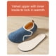 thumbnail image 2 of Unisex piel esponjosa Zapatos para ajustables para hombres y mujeres (Azul 42-43), 2 of 6