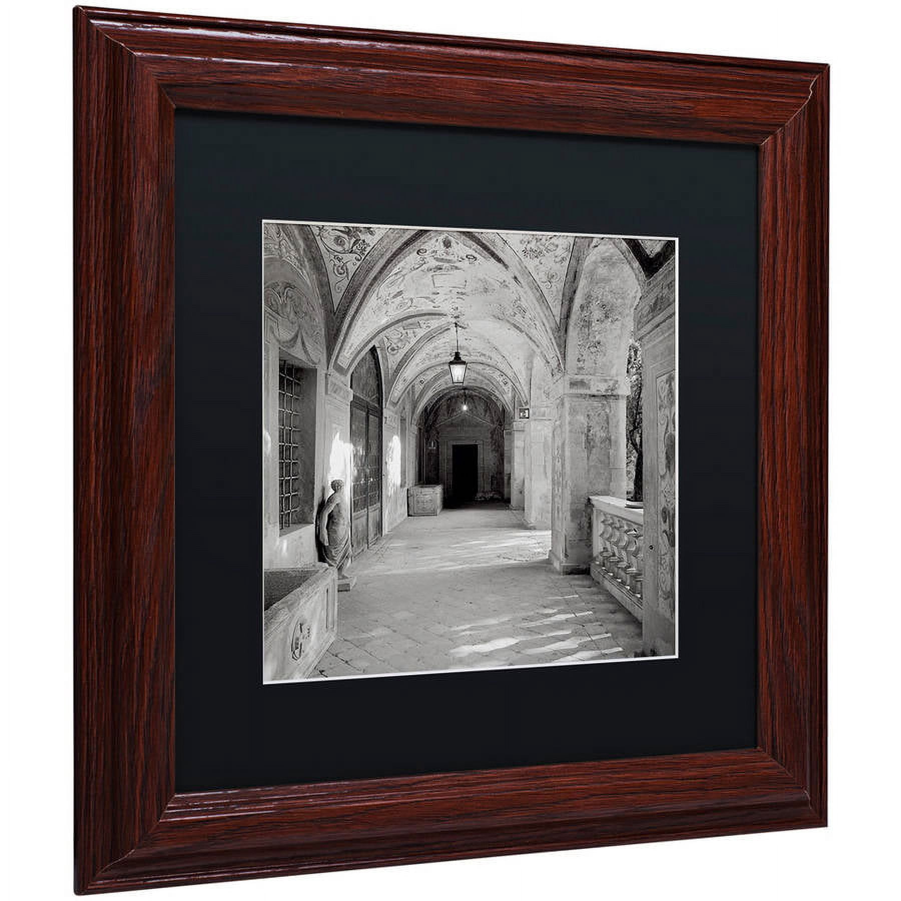 Trademark Fine Art "Padova I" Canvas Art by Alan Blaustein, Black Matte, Wood Frame