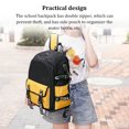 thumbnail image 3 of Minnieouse escolar con USB, bolsa de almacenamiento para tableta de trabajo universitario, viaje, Camping, botella de agua informal, Mochilas Amarillo, 3 of 6