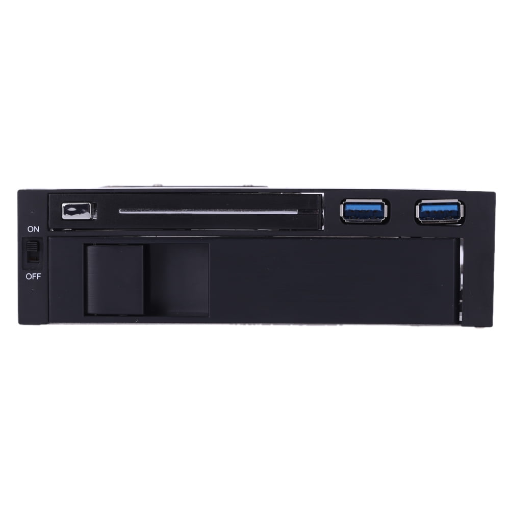 Dual Bay 3.5" + 2.5" Inch SATA III Hard Drive HDD & SSD Tray Caddy Internal Mobile Rack Enclosure Docking Station with USB 3.0 Port Hot Swap