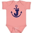 thumbnail image 3 of Inktastic Monogram J Nautical Anchor Boys or Girls Baby Bodysuit, 3 of 5