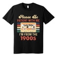 thumbnail image 4 of FLAGWIX Gifts For Men - Please Be Patient With Me I'm From The 1900s, Dad, Grandpa Gifts - Men's Basic Letter Print Crew Neck Tee, Summer Clothes, Men's T-shirts, Menswear, 4 of 6