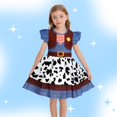 thumbnail image 2 of Cowgirl Costume Princess Dress Up Halloween Cosplay Outfits, Halloween Costume Flying Sleeve Skirt, Halloween Cosplay Theme Party Outfit, 2 of 16