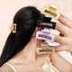 thumbnail image 2 of Pinzas para el cabello para mujer, huecas, antirrotura, forma oblonga, antideslizantes, de color sólido, resistentes, para organizar el cabello, tamaño pequeño, ligeras, herramienta para peinar el, 2 of 8