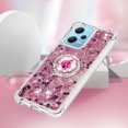 thumbnail image 5 of Funda para Xiaomi Redmi Note 12 4G con Brillo Líquido Flotante, Purpurina, Parachoques y Anillo Giratorio Soporte, 5 of 5