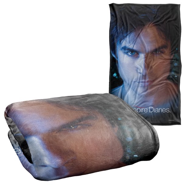 Vampire Diaries Damon Eyes Silky Touch Super Soft Throw Blanket 36" x