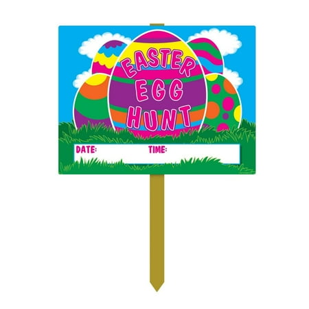 (6ct) Easter Egg Hunt Yard Sign