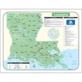 thumbnail image 1 of Universal Map 28387 Louisiana State Shaded Relief Map, 1 of 1