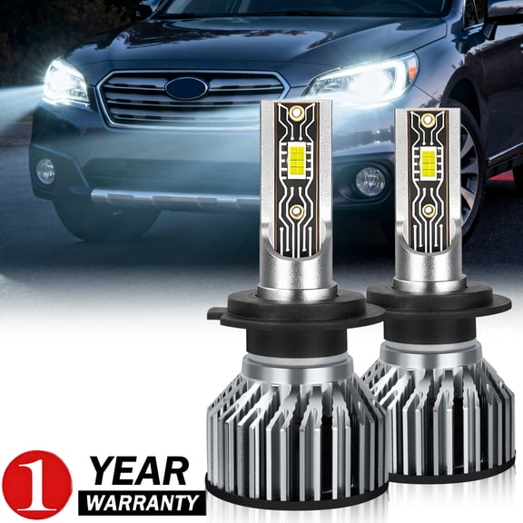 For Subaru Outback 2005-2014 LED Headlights Low Beam 2 Bulbs Kit White