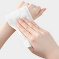 thumbnail image 5 of Facial Towel,70Count Face Wipes Makeup Remover Cloth,Bulk Disposable Biodegradable Ultra-Soft & Lint-Free,Unscented All-purpose Washcloth for Travel,Skincare & Personal Cleansing 20x20Cm, 5 of 8