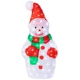 thumbnail image 3 of Northlight LED Lighted Commercial Grade Acrylic Snowman Outdoor Christmas Decoration - 24", 3 of 10