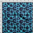 thumbnail image 3 of oneOone Cotton Jersey Medium Blue Fabric Animal Skin Fabric For Sewing Printed Craft Fabric By The Yard 58 Inch Wide-9K8, 3 of 4