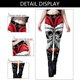 thumbnail image 3 of Leggings estampados para mujer, Leggings de Halloween, disfraz de Halloween, pantalones elásticos divertidos para correr, mallas, pantalones de entrenamiento, 3 of 5