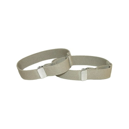 

CTM Elastic .75 Inch Wide Solid Color Adjustable Sleeve Garter