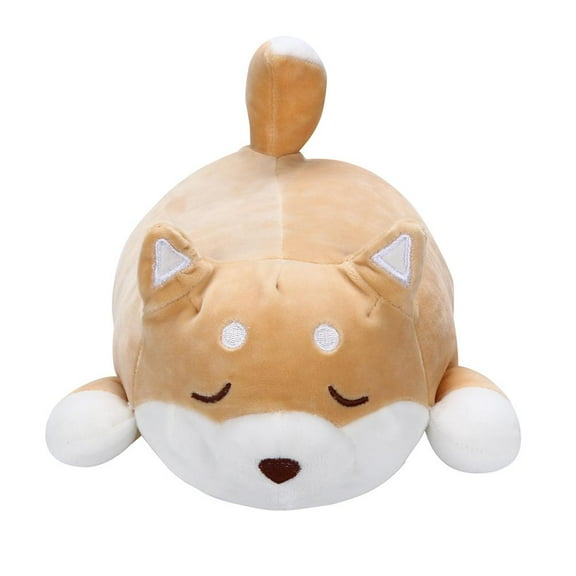 Darzheoy 14" Dog Plush Pillow, Cute Corgi Stuffed Animals Plushies Toy Doll Festival, Dog Super Soft Plush Throw Pillow Lifelike Animal Pillows Plush Toy