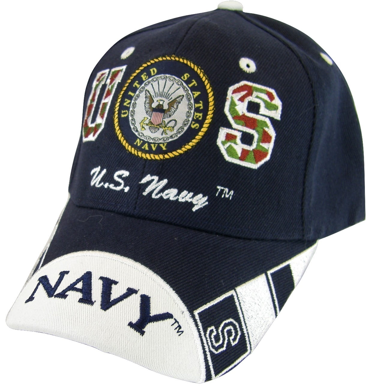 United States Navy Officially Licensed Adjustable Baseball Cap Navy