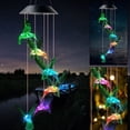 thumbnail image 4 of Luzes Solares de Jardín Solar Azul Colibrí Luz de Campana de Viento Llevó Colibrí Jardín Luz de Campana de Viento Solar Jardín Luz Led Bombilla, 4 of 7