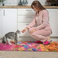thumbnail image 3 of Bright Pioneer Flower Patchwork Kitchen Rugs Sets Of 2,Anti Fatigue Kitchen Mat Rugs Non Slip Washable,Decorative Kitchen Floor Mats for Kitchen,Sink,Laundry,17"x30"+17"x47", 3 of 7
