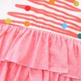 thumbnail image 5 of HWJAD Long Sleeve Dresses for Toddler Girls 2-7Y Spring Fall Cotton Kids Christmas Tree Print Dress with Ruffle Tiered Hem, 5 of 8