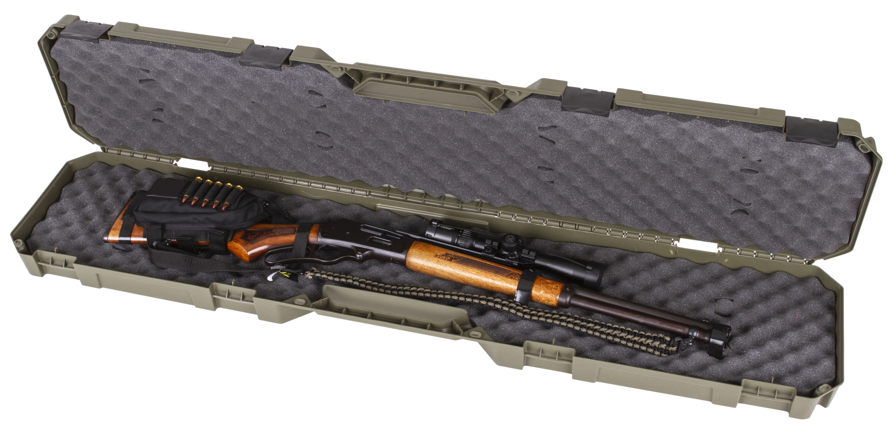 Flambeau Outdoors, 50.5 inches Long Zerust Infused Gun Case, Green, Plastic, 6464FZ