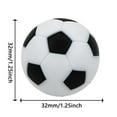 thumbnail image 3 of 6 Pcs 32mm 1.25 Inches Mini Regulation Size Plastic Tabletop Soccer Balls,Table Soccer Foosballs,Foosball Table Accessories,Soccer Game Replacement Balls, 3 of 6