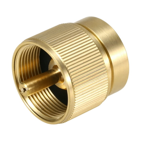 Propane Fuel Tank Adapter Lindal Valve Output Camping Tank Convert Gas Tank Adapter 1 LB Cylinder Input