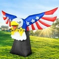 thumbnail image 6 of GOOSH 8.5FT Width 4th of July Inflatable Decorations Patriotic Blow Up Yard Inflatables with LED Lights Holiday Inflatables July 4 Clearance for Outdoor Yard Garden Lawn Decor, 6 of 8
