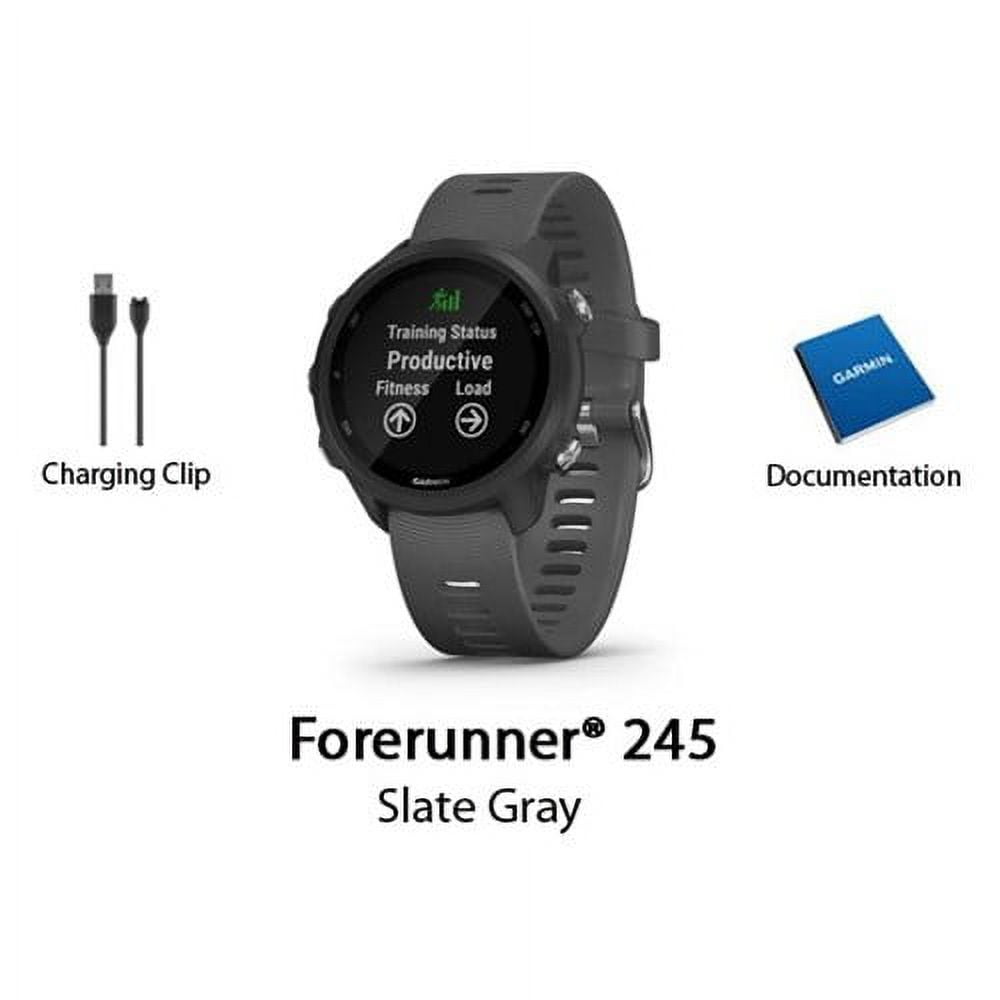 Garmin Forerunner 245 Running Watch - Slate 