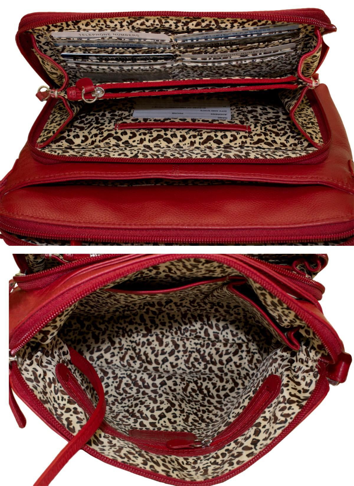 purse with side organizer