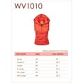 thumbnail image 4 of MBJ Womens Inner Fleece Zip Up Hoodie Vest, 4 of 4