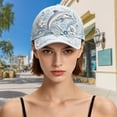 thumbnail image 5 of 3D Ocean Creatures Embroidery Cap, 2026 New Adjustable Cotton Baseball Cap with Raised Marine Animal Embroidery(Octopus), 5 of 7