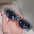 thumbnail image 1 of Gafas de sol de moda de verano con montura pequeña para hombres y mujeres, gafas de sol sencillas estilo ojo de gato retro neutrales, 1 of 6