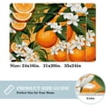 thumbnail image 2 of Tangerine Polyester Non-Slip Indoor Rugs Chair Mat Floor Carpet Machine Washable, 2 of 6