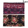 thumbnail image 3 of 2 Pcs Bandeau Vintage Extensible pour Femmes pour Danse Fête, 3 of 10