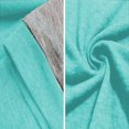 thumbnail image 4 of CHUANK Plus Size T Shirts for Women Color Block Tops Loose Tunics Tee Short Sleeve Blouses, 4 of 5