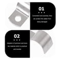 thumbnail image 2 of MasteelfCA 100 Pcs Boucles de Fixation de Câble Simples Accessoires de Fixateur de Câble, 2 of 8