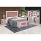 thumbnail image 4 of Recamara King Size Kessa Muebles Melany Rosa 200 x 160 x 10 cm, 4 of 4