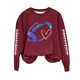 thumbnail image 3 of Ailaofu Womens Long Sleeve Shirt Pullover Tops, Loose Casual Crewneck T-Shirt Lightweight Sweatshirt, 3 of 3