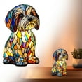 thumbnail image 2 of Gnwei LED Dog Night Light Vintage French Dog Art Resin Lamp for Home Decor Dog Theme Night Lamp with Warm Glow Perfect for Bedrooms Living Rooms and Dog Lovers, 2 of 9