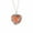 Orange, variant on Joernso Fashion Women Hollow Out Heart Rhinestone Pendant Luminous Chain Necklace Gift