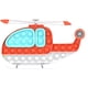 thumbnail image 1 of Juguete Sensorial De Burbujas De Empuje, Helicóptero De Silicona, Antiestrés, Relajante, Juguetes Educativos Para Niños, Regalo Para Adultos Yuarrent FN006956-01, 1 of 6