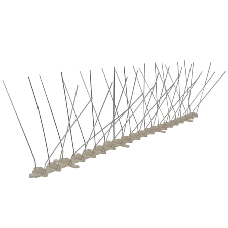 vidaXL Pigeon Spike Set Bird Repellent Device for Deterring Small Bird Crows