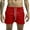 Red, variant on ZCFZJW Swim Trunks Mens 3 Inch Mesh Liner Drawstring Elastic Waist Men's Swimwear Bathing Suit Short Swimming Trunks for Men Beach Shorts with Zipper Pockets Black L