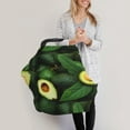 thumbnail image 3 of Fotbe Fresh Avocados Pattern Car Seat Covers for Babies, Nursing Breastfeeding Cover Infant Carseat Canopy, Soft Stretchy Carrier Cover, 3 of 9