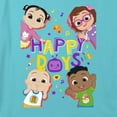thumbnail image 2 of Girl's CoComelon Happy Days Babies Graphic Cropped T-Shirt Blue X Large, 2 of 3