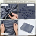 thumbnail image 5 of 2 Pcs Large Laundry Bags Laundry Bags with Drawstring Extra Capacity Laundry Bags for Dirty Clothes Travel Laundry Bags Heavy Duty Laundry Bags Foldable Srorage Bags 43x23.62Inch Grey DIY, 5 of 7