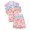B, variant on 3 Pack Kids Summer Satin Shorts Outfits Sets Girls Boys Short Sleeve Button-Down Pjs Sleepwear Set Brother & Sister Outfits 1-7 Years