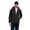 A1-Black294, variant on Mens Solid Color Zip Up Hooded Jacket Elastic Cuff Outdoor Trekking Lightweight Windbreaker Coat
