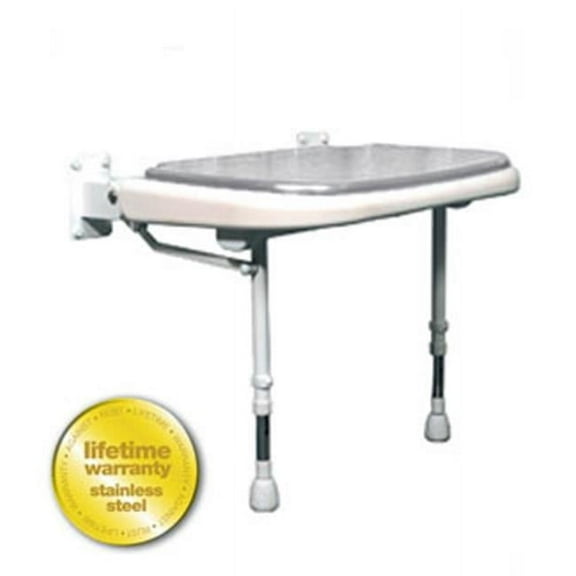 ARC Inc 04210P 4000 Series Shower SeatWide Padded - Gray - 23 Inch W